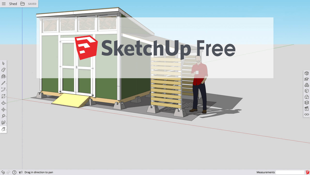 Phần mềm thiết kế 3D SketchUp Free