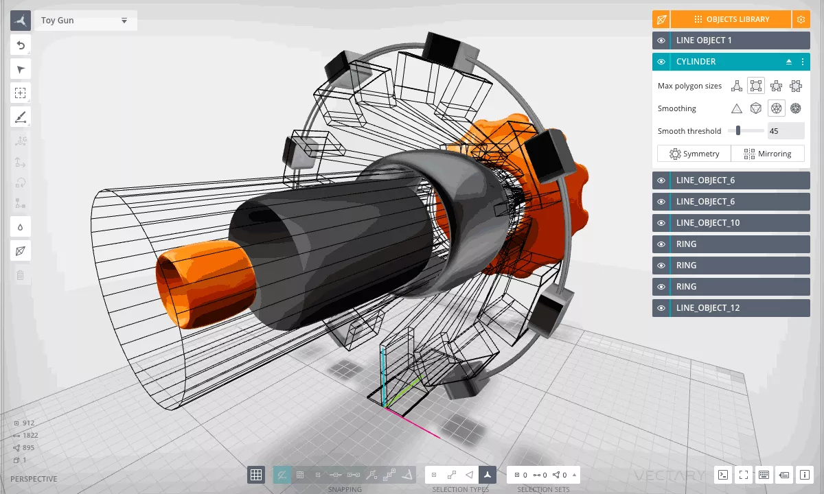 Phần mềm thiết kế 3D Vectary