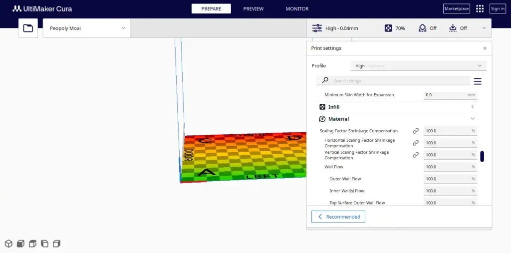 Điều chỉnh thông số nhựa in 3d petg trên cura